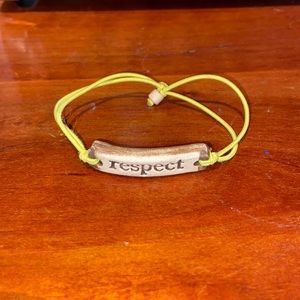 “respect MudLOVE” Braclet